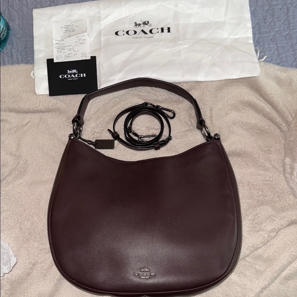 Coach Nomad Purple Hobo Bag with Versatile Straps - Picture 6 of 13